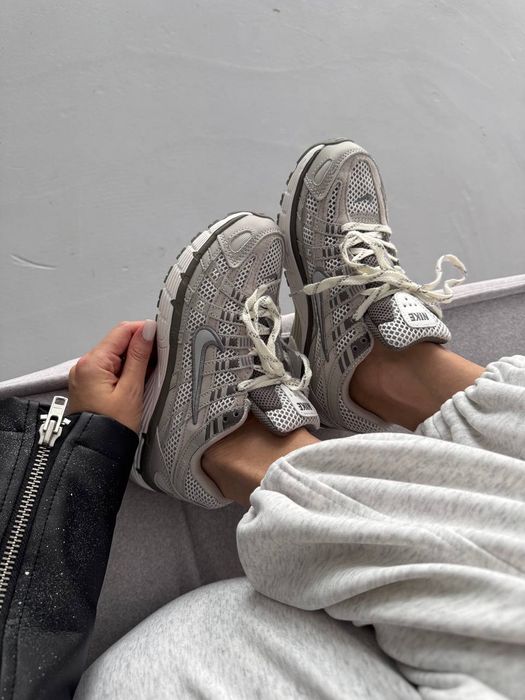 Кросівки Кроссовки NIKE P-6000 Grey White Серый Белый Сірий Білий Кросовки демісезон