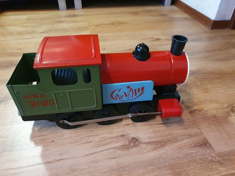 Игрушка СССР Паровоз Поезд Салют 1980-х.год. НОВЫЙ.