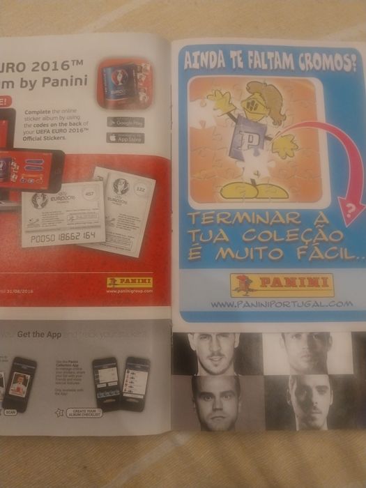 Caderneta completa Euro 2016