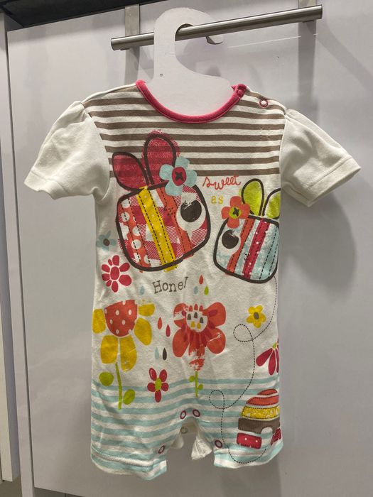 Macacão verão, bebé menina