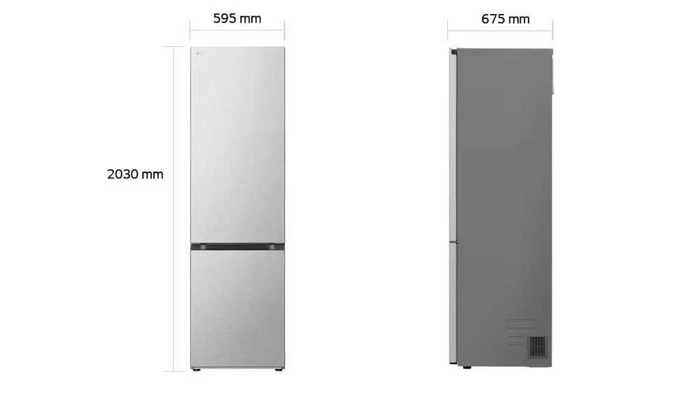 Combinado LG GBV7270CMB (No Frost - 203 cm - 387 L - Inox) NUNCA USADO