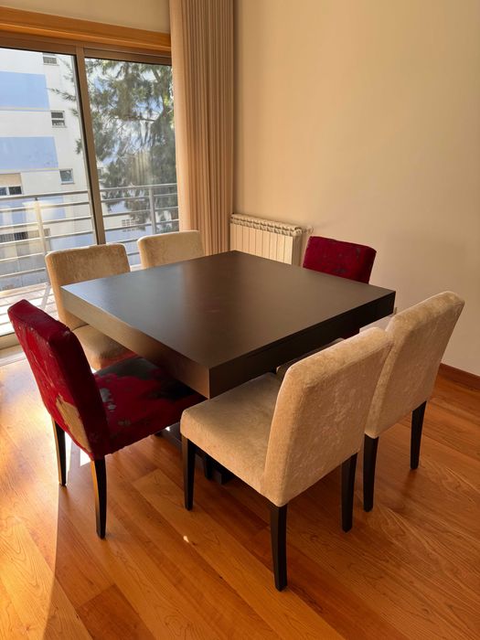 6 cadeiras de jantar modernas