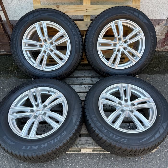 koła Alu Nissan X-Trial, Qasqhai 17'' 5x114 Falken 225/65/17 kpl bieżnik 6-7 mm