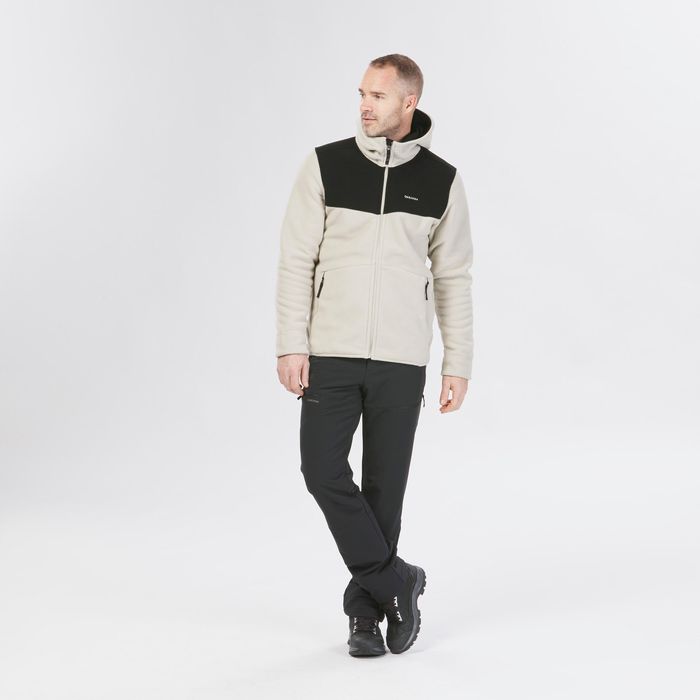 Calças de caminhada quentes e resistentes à água homem SH500 preto