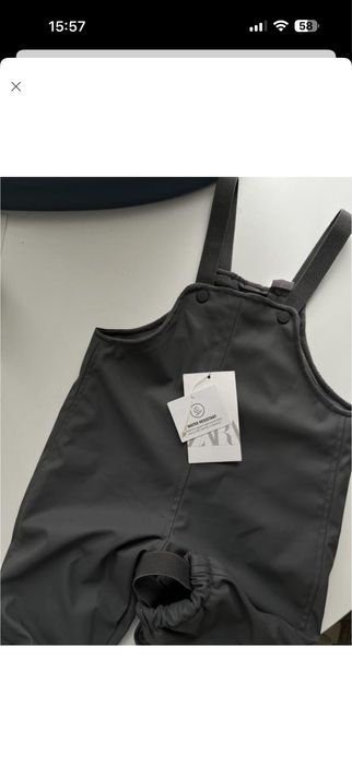Водовідштовхувальний комбінезон на флісі zara 80 см