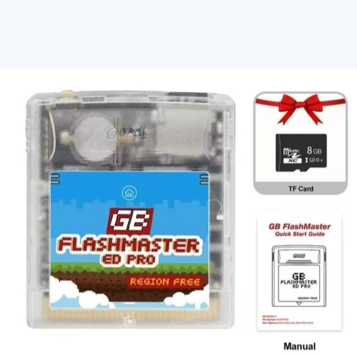 Game Boy DMG-01 Black IPS + Flashmaster oraz  pudełko!