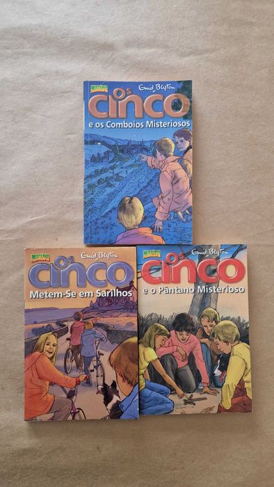 Livros "Os cinco"