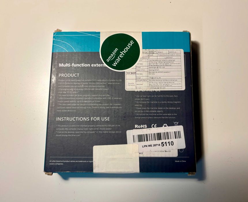 Gravador Blu-ray Genérico USB3.0/USB-C