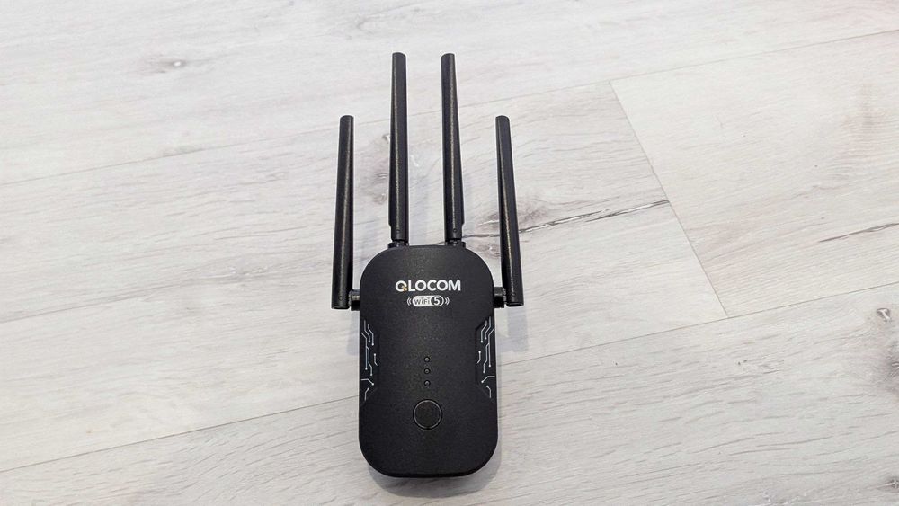 Підсилювач WiFi QLOCOM CF-WR768AC 1200Mbps 2.4/5GHz 4 антени репітер ретранслятор усилитель вай фай WiFi Repeater AC1200