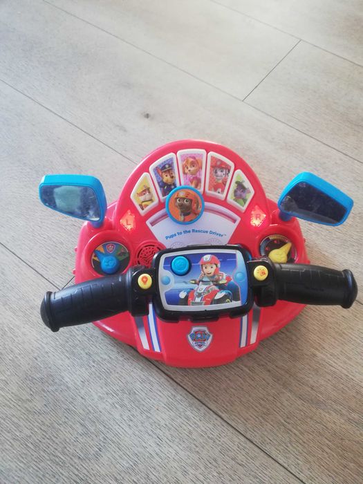 Kierownica interaktywna, świecąca grająca zabawka psi patrol
