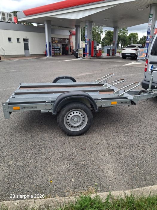 Przyczepka Samochodowa 3 Moto Quad Resor Przyczepa Motorwa Platforma Uchylna