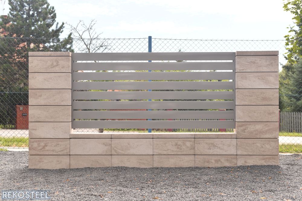 Pustak Ogrodzeniowy STYROBUD FINI. Bloczki Nowoczesne. Ogrodzenie