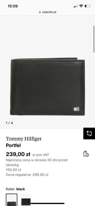 Nowy z opakowaniem portfel męski Tommy Hilfiger