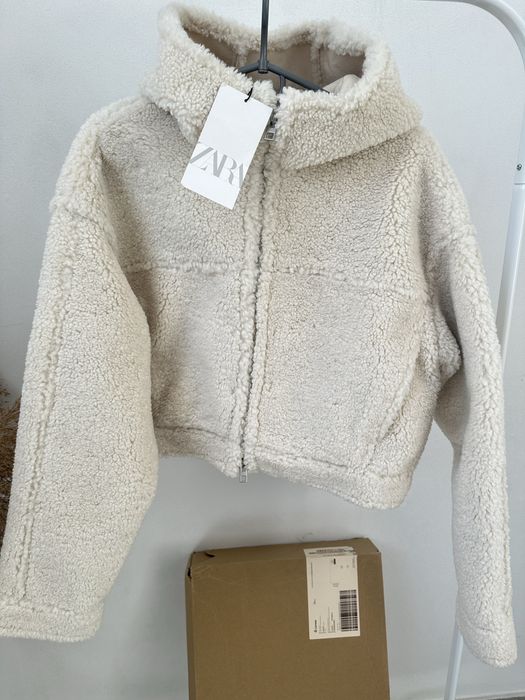 Трендова оверсайз шубка тедді куртка Zara s