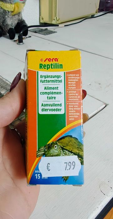 Lâmpada UVB 10.0 e Comida Sera