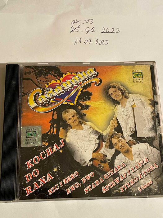 CASANOVA - Kochaj do rana - green star - unikat! - CD