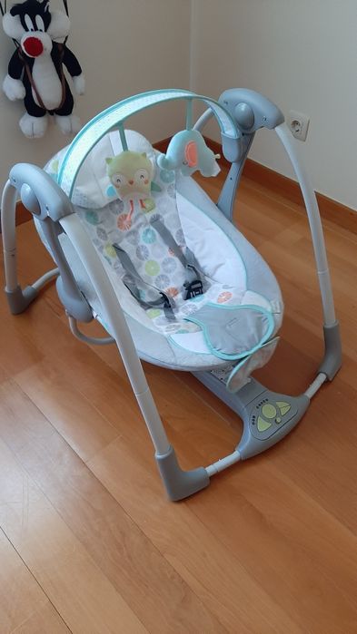 Espreguiçadeira cadeira de baloiço chicco para bebé