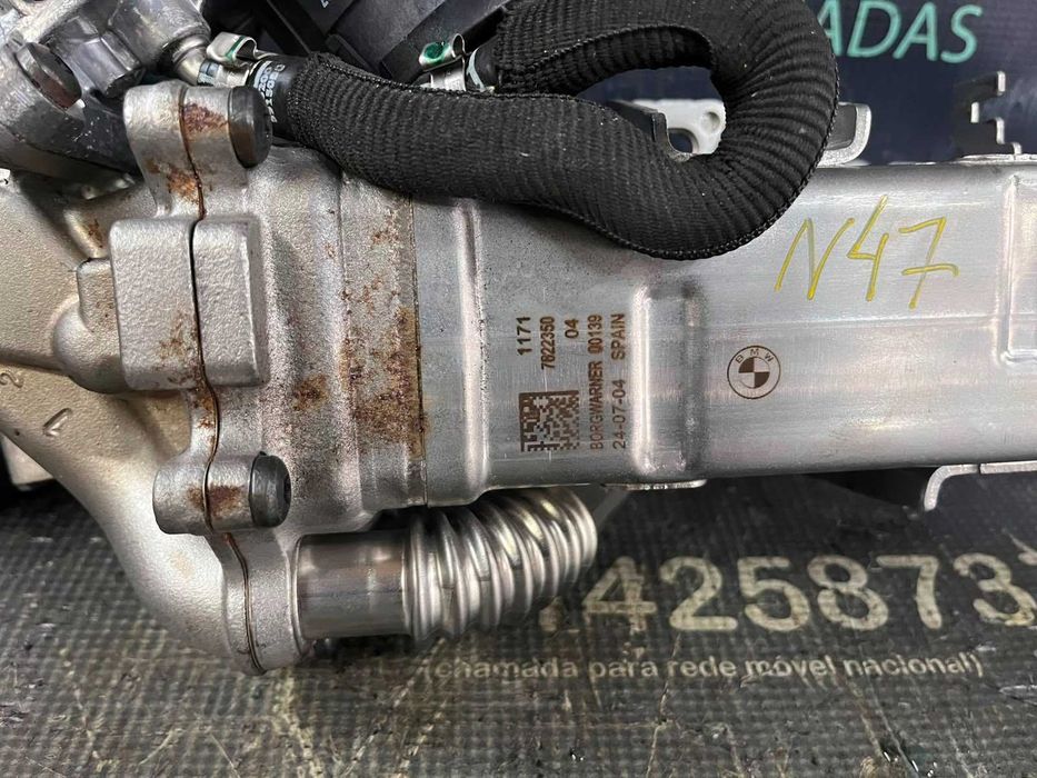 Radiador de gases egr usado BMW 320D 184CV 425D 118D N47D20C N47 11717822350
