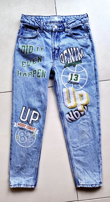 Jeansy Bershka 10-12 lat