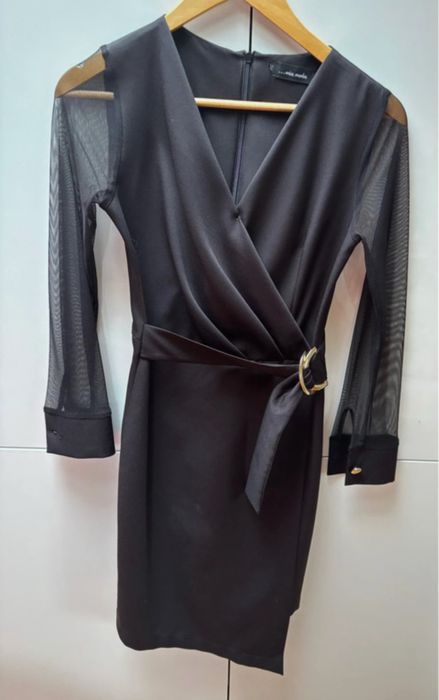 Czarna elegancka sukienka