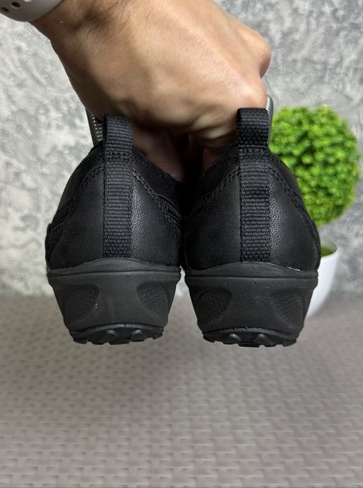 Skechers Relaxed Fit балетки мокасины 37 размер женские кожаные черные