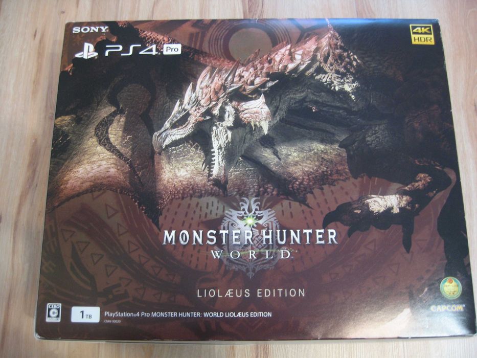 Konsola PS4 PRO Monster Hunter oryginał plomba