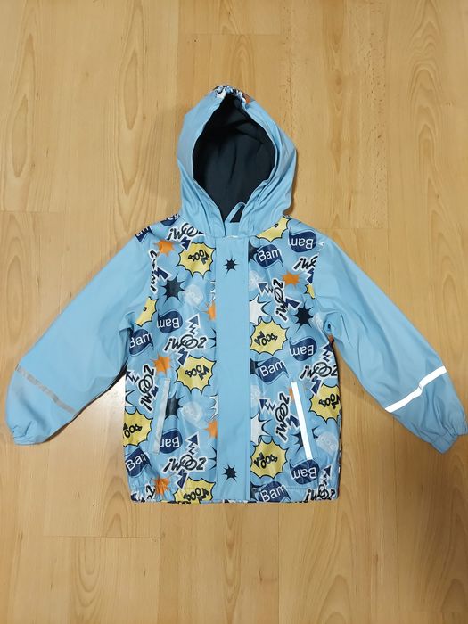 Kurtka przeciwdeszczowa LUPILU roz.110/116 na 5-6 lat ,ocieplana polar