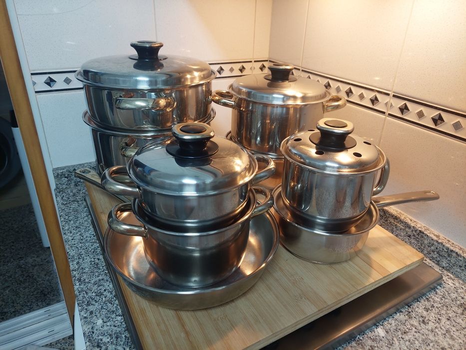 SET Conjunto de 9 tachos