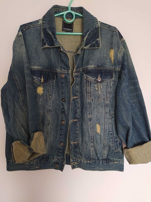 Kurtka jeansowa Rainbow bonprix katana męska L vintage