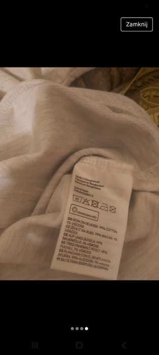 Szara bluza H&M S