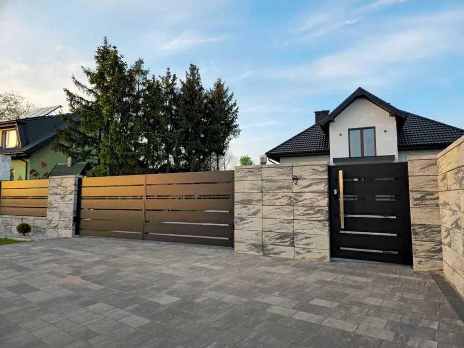 Bramy przesuwne, dwuskrzydłowe, furtki, przęsła- OGRODZENIE ALUMINIOWE