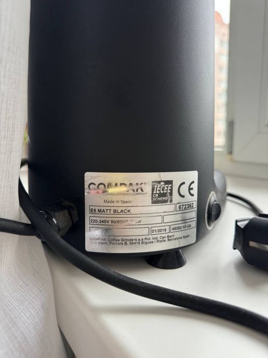 Кавомолка Compak E5 Essential OD matt black
