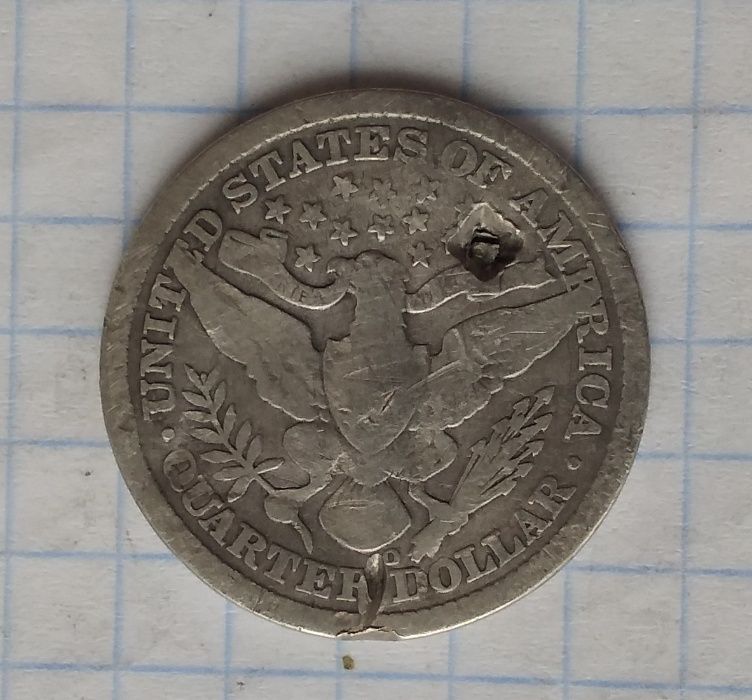 США ¼ доллара 1894 г О