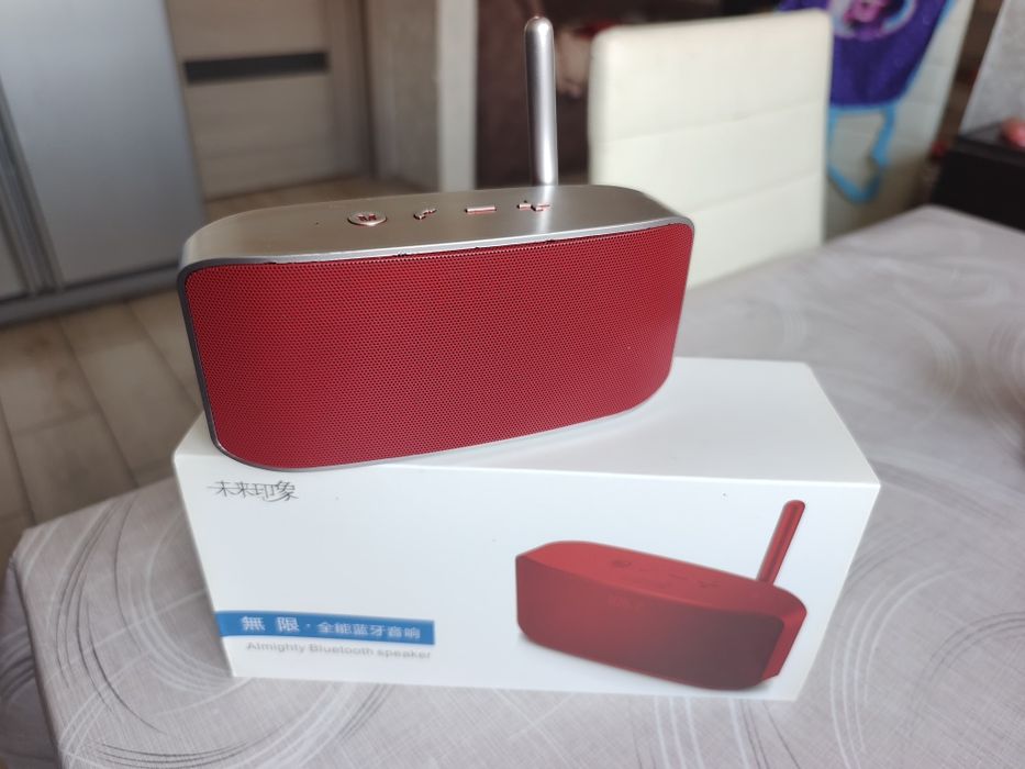 Колонка Boombox Bluetooth FM AUX TF-card портативна блютуз 2х3W