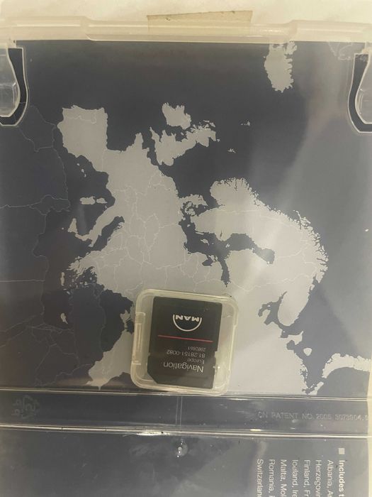 Карта навигации MAN tgx, tgs, tgl