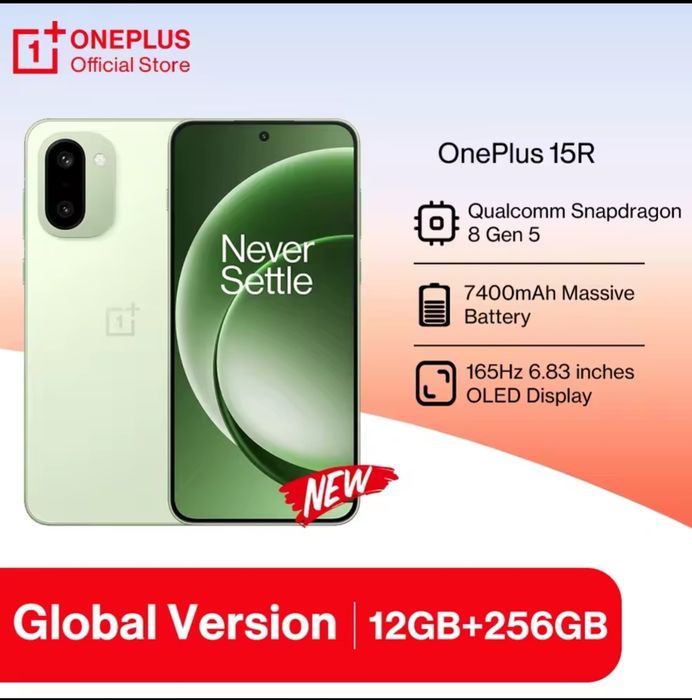 OnePlus 15R. 12/256 gb. Глобальна версія!