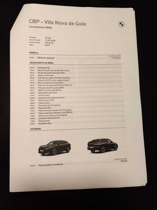 Automóvel BMW IX2 edrive 2.0 Pack M