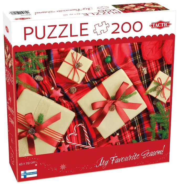 Puzzle 200 Christmas presents. Tactic