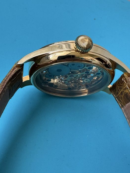 Часы молния ( марьяж-скелетон)