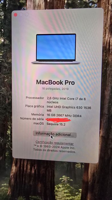 Macbook Pro 2019 16gb - I7 Radeon 5300M