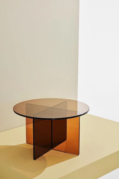 Stolik kawowy ze szkła 60 cm