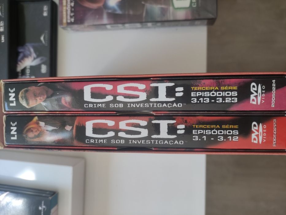 DVD's CSI Las Vegas e Miami