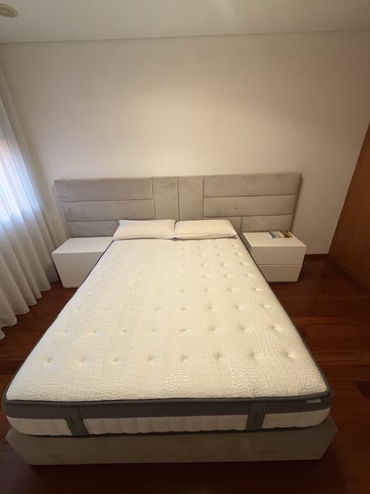 Vendo Cama + Mesinhas + Colchao Jysk =800€