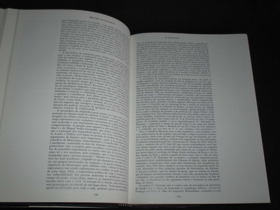 Livro História das Inquisições Francisco Bethencourt capa dura