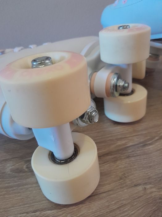 Patins de 4 rodas - criança  - Quad 100 branco