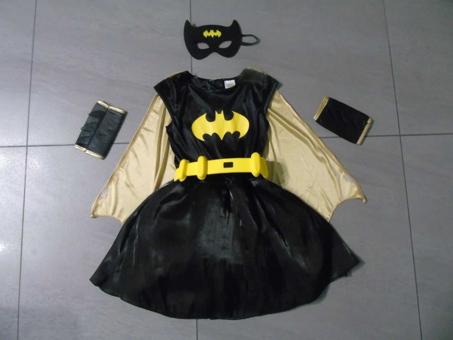 strój sukienka Batman-ka 6-8 lat