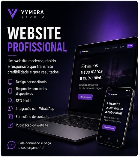 Criação de Websites, Lojas Online e Landing Pages