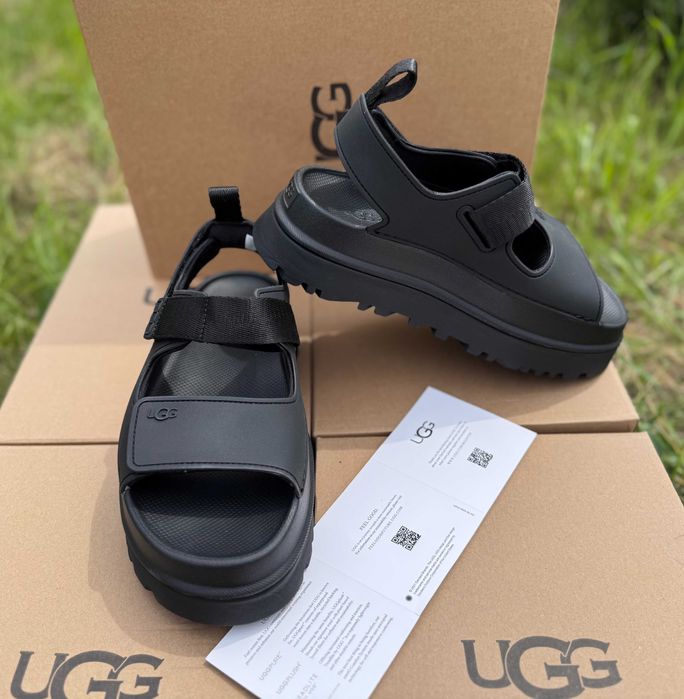 Босоножки/Босоніжки Ugg Goldenglow Sandals Black Оригінал /Угги Сандали /Угг/Уггі/Угі