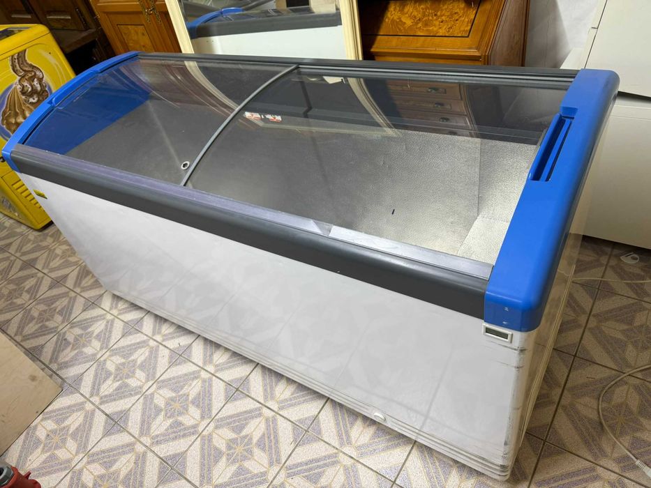 ZAMRAŻARKA skrzyniowa z Niemiec  z przeszkloną pokrywą 171L DOWÓZ