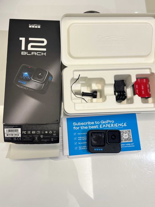 GoPro HERO12 Black – użyta 3 razy, stan bardzo dobry